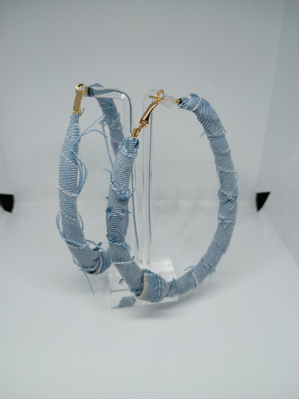 Denim Blue Fringe Luxe Earrings