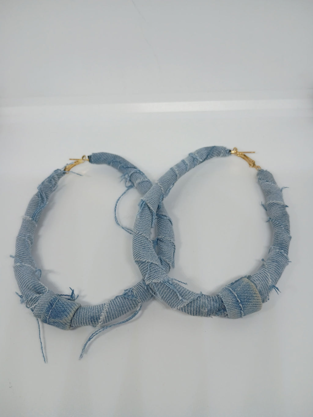 Denim Blue Fringe Luxe Earrings